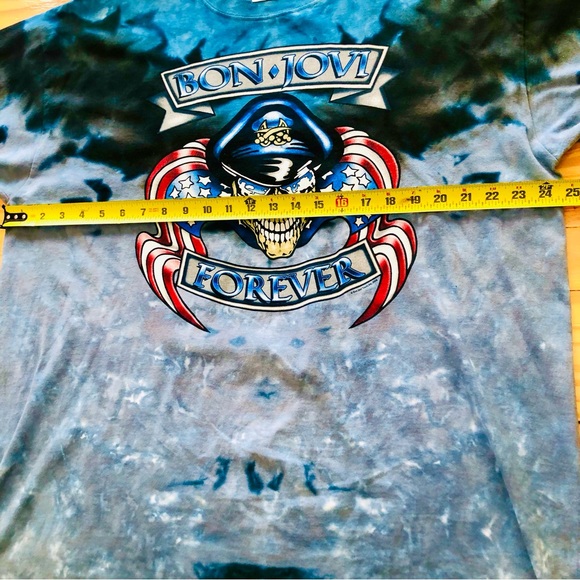 Vintage  Bon Jovi Forever Tie Dye T-Shirt XL  Tour 2006 - Picture 10 of 12